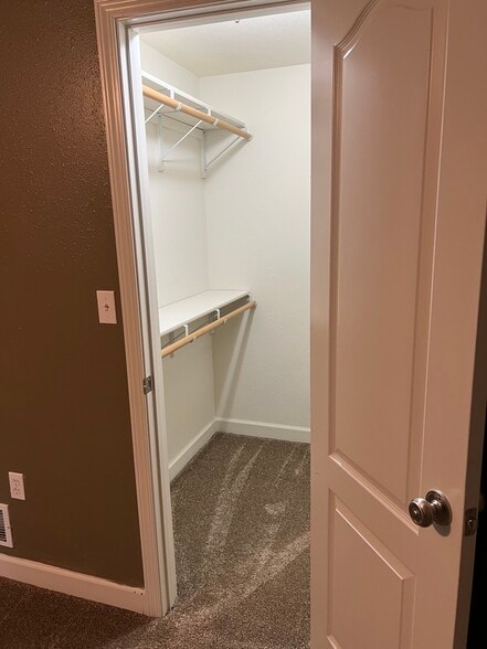 Bedroom 5 closet (downstairs) - 4701 Rainbow Trout Dr