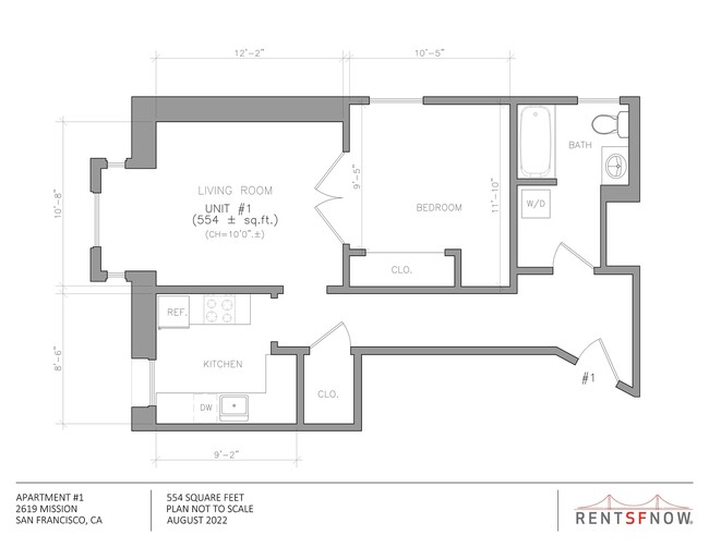 Floorplan - 2619 Mission