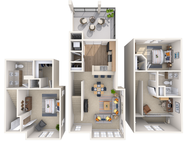 Floorplan - Lake Vista Apartments