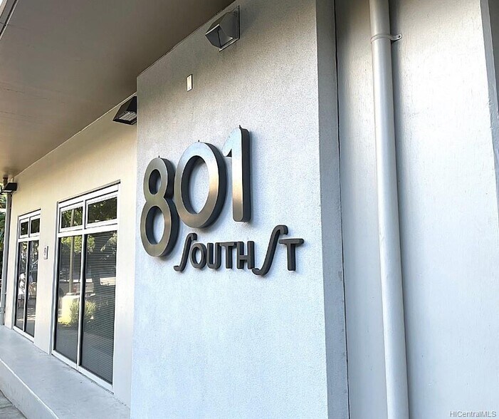 Entrance Sign - 801 South St