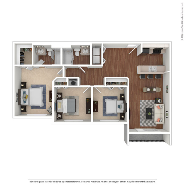 Floorplan - Marina Bay Apartments