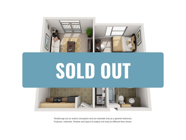 1 Bedroom | 1 Bathroom - Campus Crossings on Highland