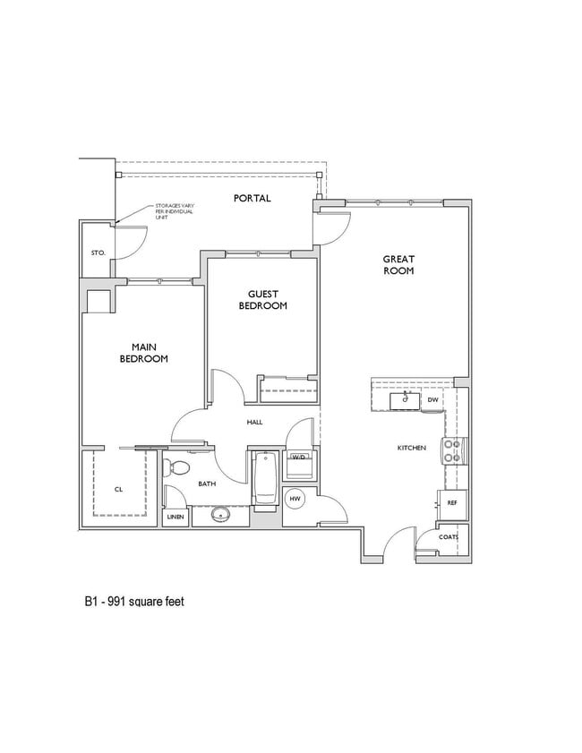 Floorplan - Acequia Lofts