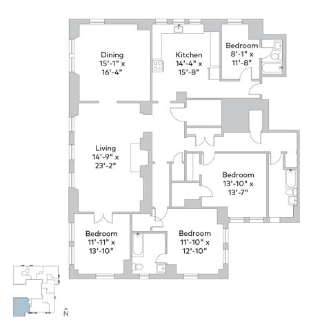 Floorplan - Cloisters