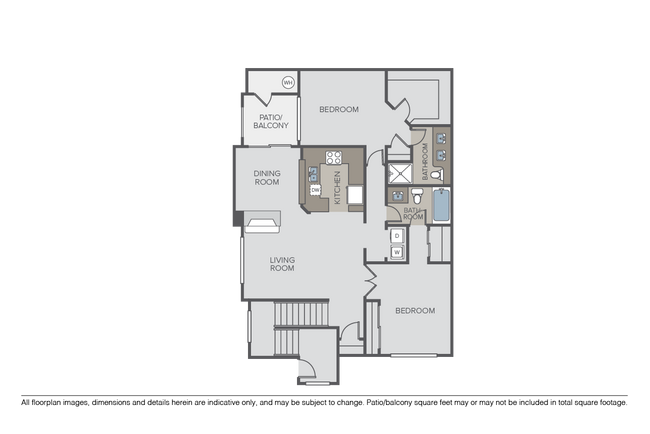 Two Bedroom - Parkwood at Mill Creek