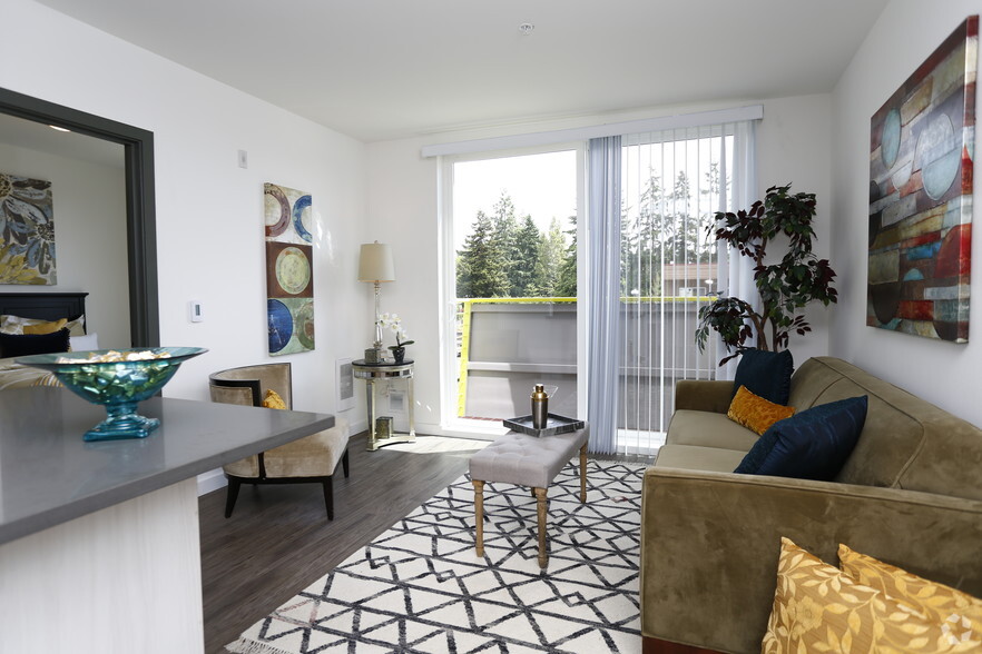 Living Room - Greenwood Place Apartments