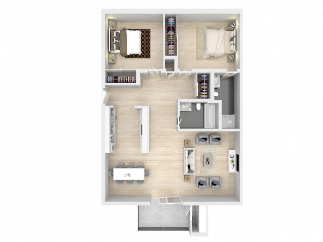 2 bed 2 bath - BNO-Bossa Nova