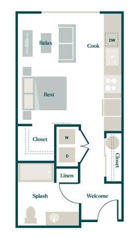 Floorplan - Hazel Apartments