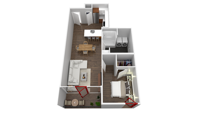 Floorplan - Flow Eastlake Apartments