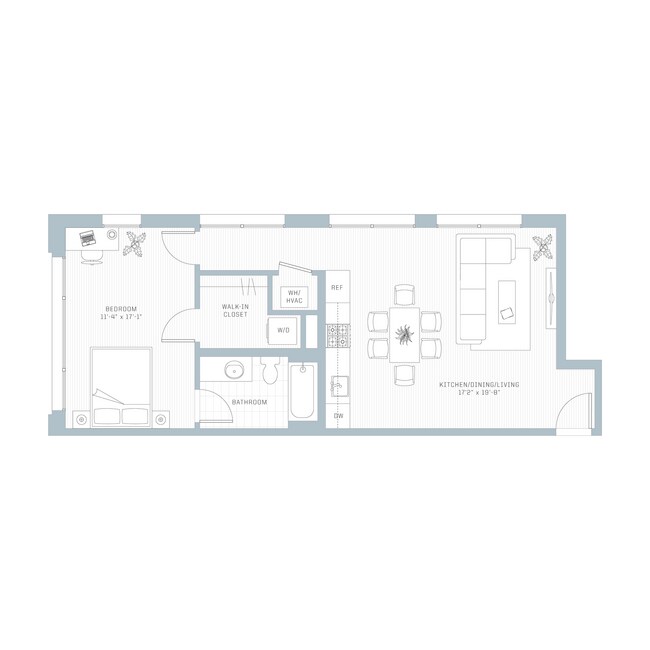 Floorplan - Lofts At Abrams Fixtures