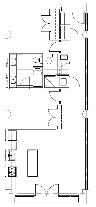 2BR/2BA - Chesapeake Lofts