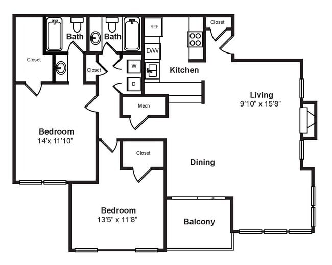 Floorplan - Windsor Peachtree Corners