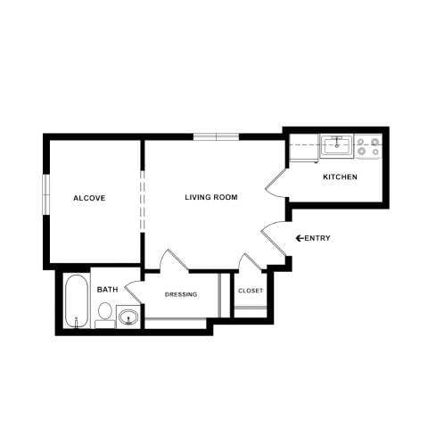 Floorplan - Empire Apartments