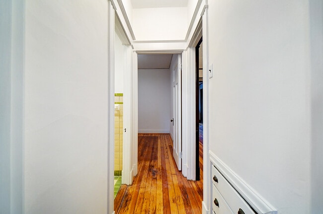 Unit 1 hallway to bath and BR2 - 312 E 3rd St