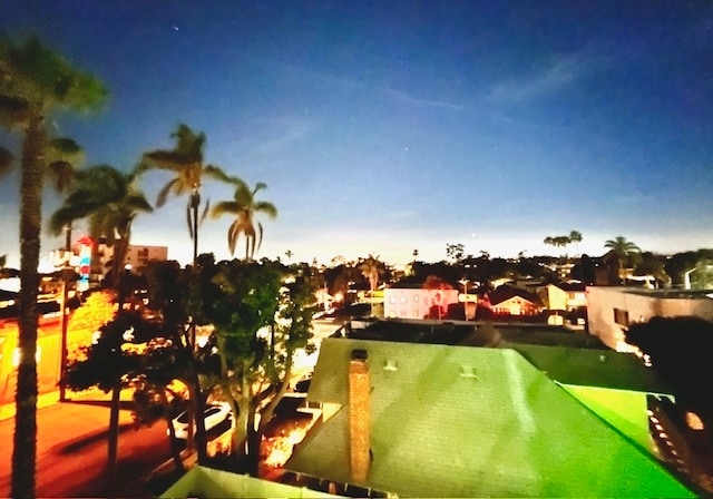 Patio View At Night - 3450 2nd Ave