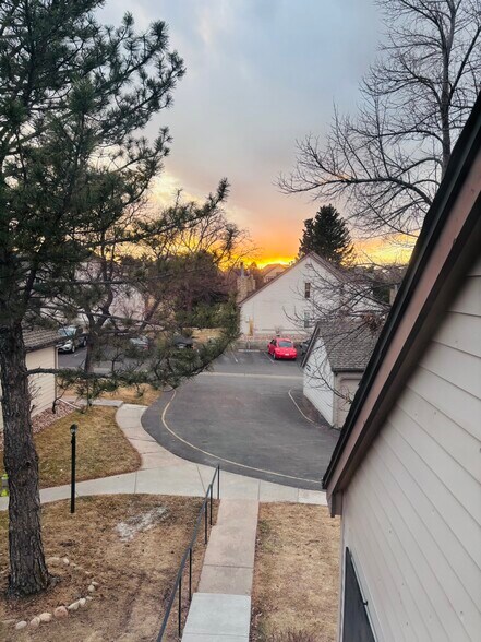 View from upstairs window, looking West. - 2172 S. Victor St.