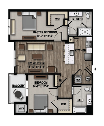Floorplan - Parc at Princeton Junction