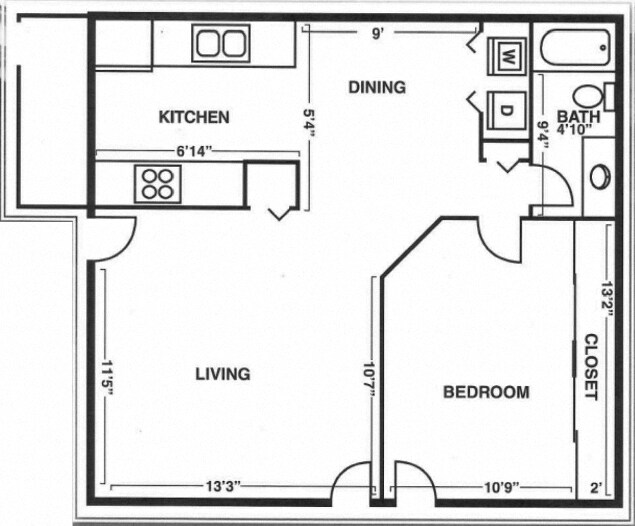 Floorplan - Sundial Apartments
