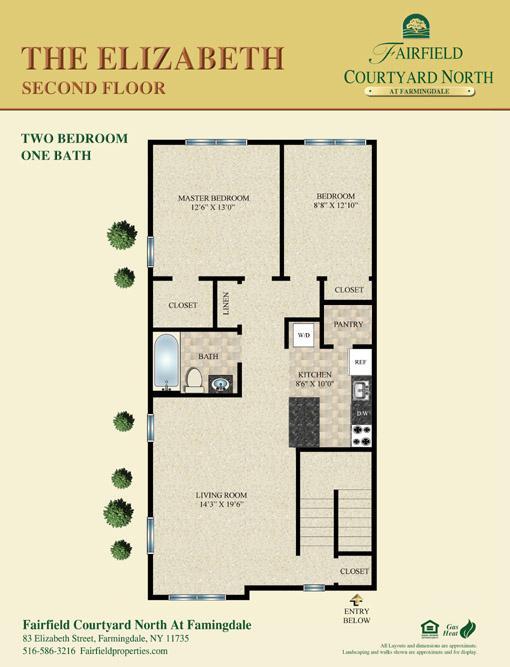 Floorplan - Fairfield Courtyard North At Farmingdale