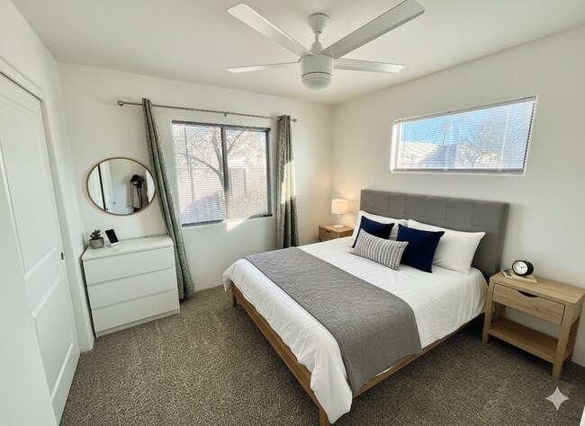 Bedroom #2 - Virtually Staged - 3136 N Winstel Blvd