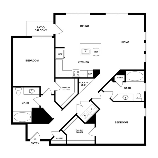 Floorplan - 7166 at Belmar