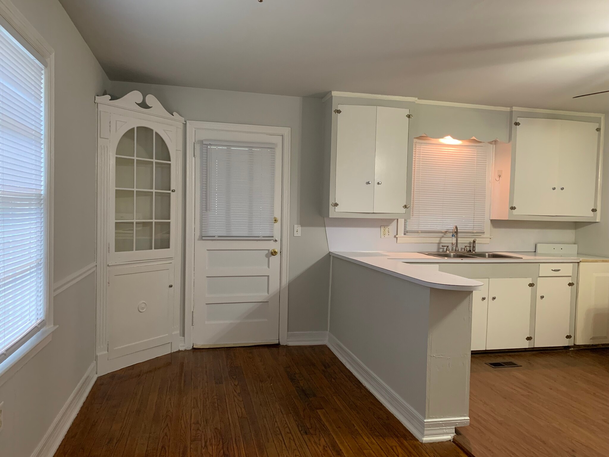 Dining Area with Built-In Hutch - 111 Cannon Dr