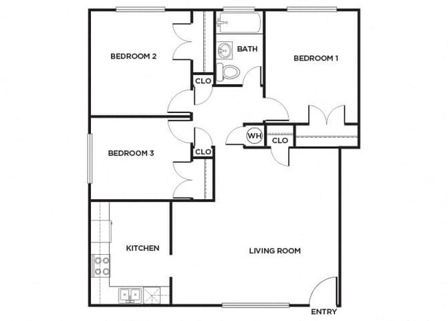 Floorplan - Park Crest Apartments