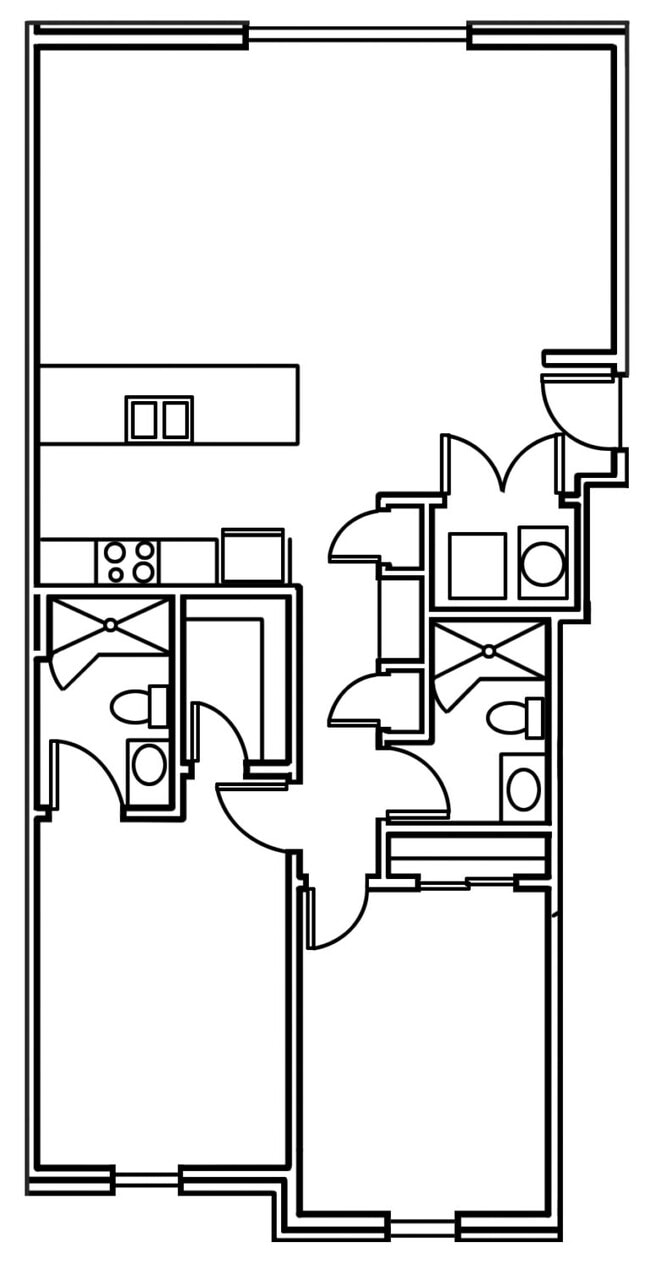Unit 104 - The Village Courtyard Apartments