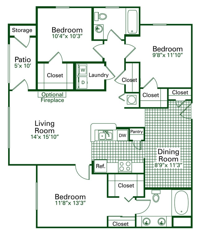 Floorplan - Verandas at Taylor Oaks