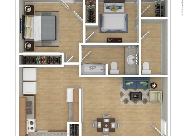 Floorplan - Brookway West Apartments