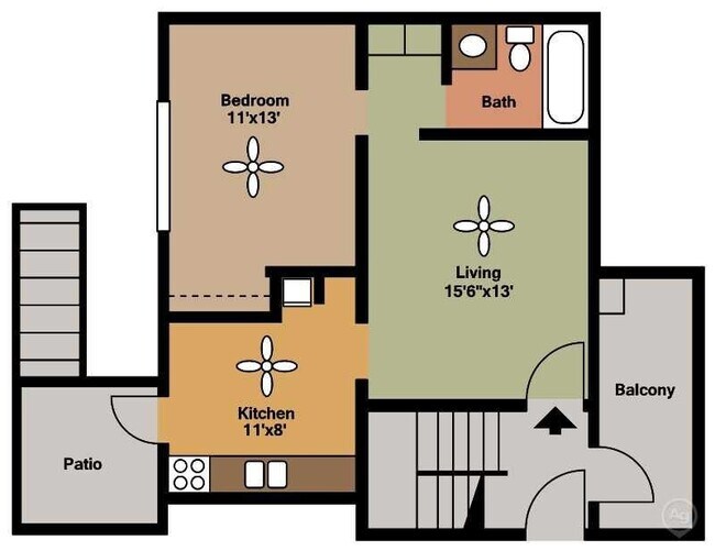 Floorplan - La Aloma Apartments
