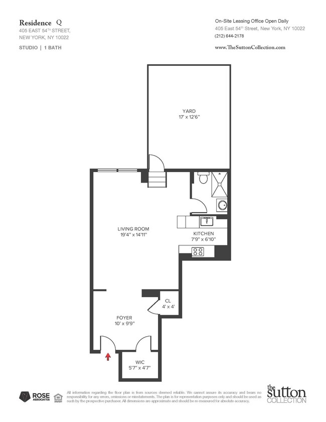 Floorplan - The Sutton Collection