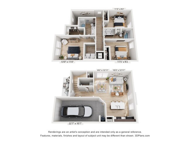Floorplan - The Laramie at Warriors Path