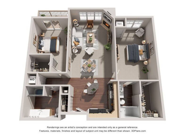 Interior Photo - Lake Susan Apartments