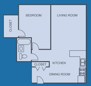 1BR/1BA - Bayview Towers