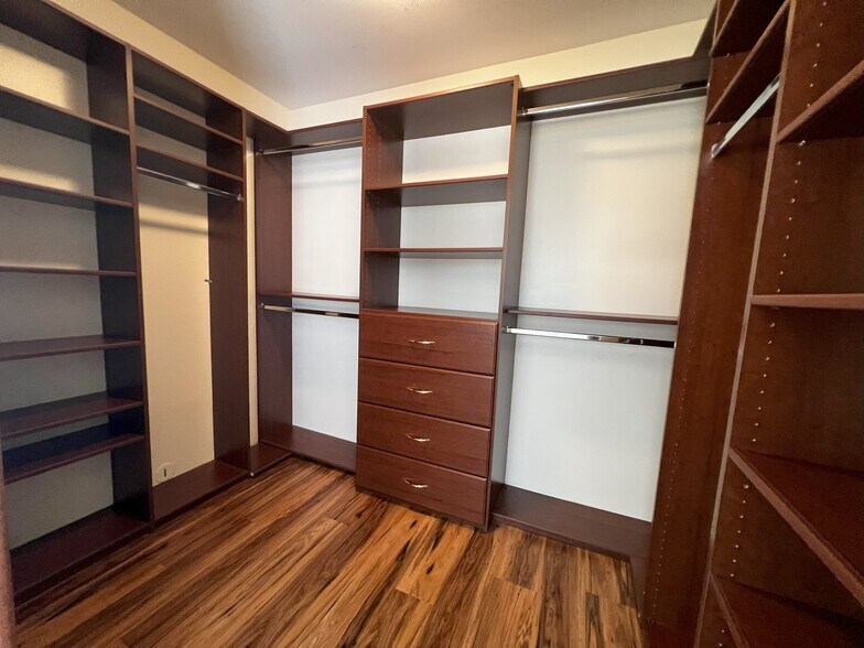 Primary walk-in closet - 7900 Shoshone Ave