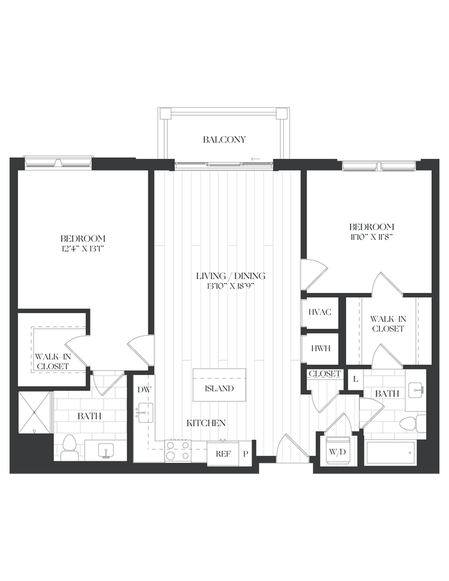 Floorplan - The Barrett at Chevy Chase Lake
