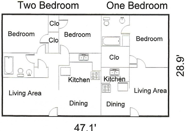 Floor Plans - Downtown View Apartments