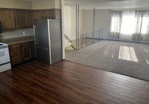 Large, open dining room and living room - 5400 W 44th St