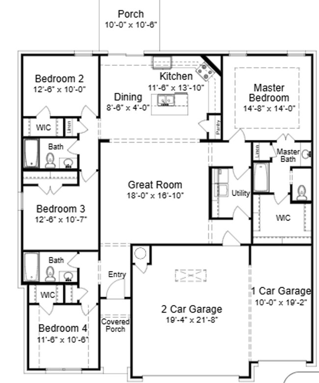 Building Photo - 4 Bed 3 Bath New Construction Simmons Home at Pine Valley Ranch
