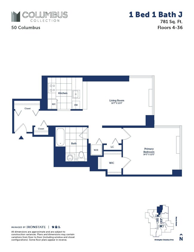 Floorplan - 50 Columbus