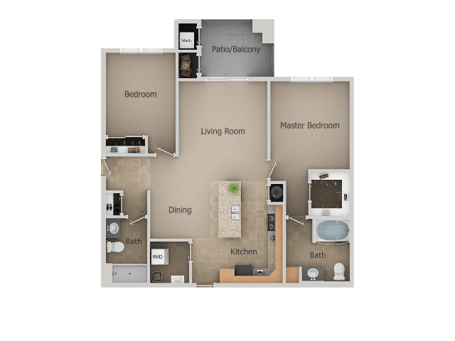 Floorplan - San Moritz Apartments