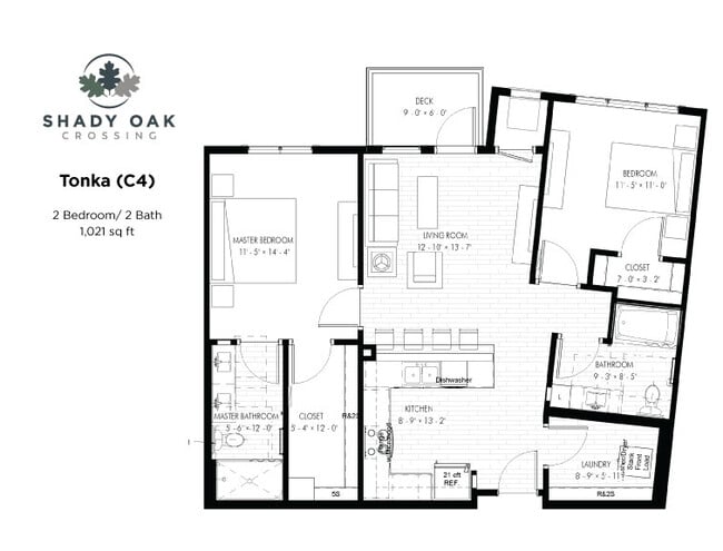 Floorplan - Shady Oak Crossing