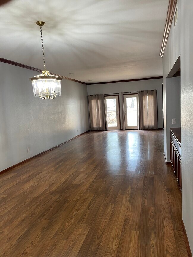 Living room from dining area - 8000 Donore Pl