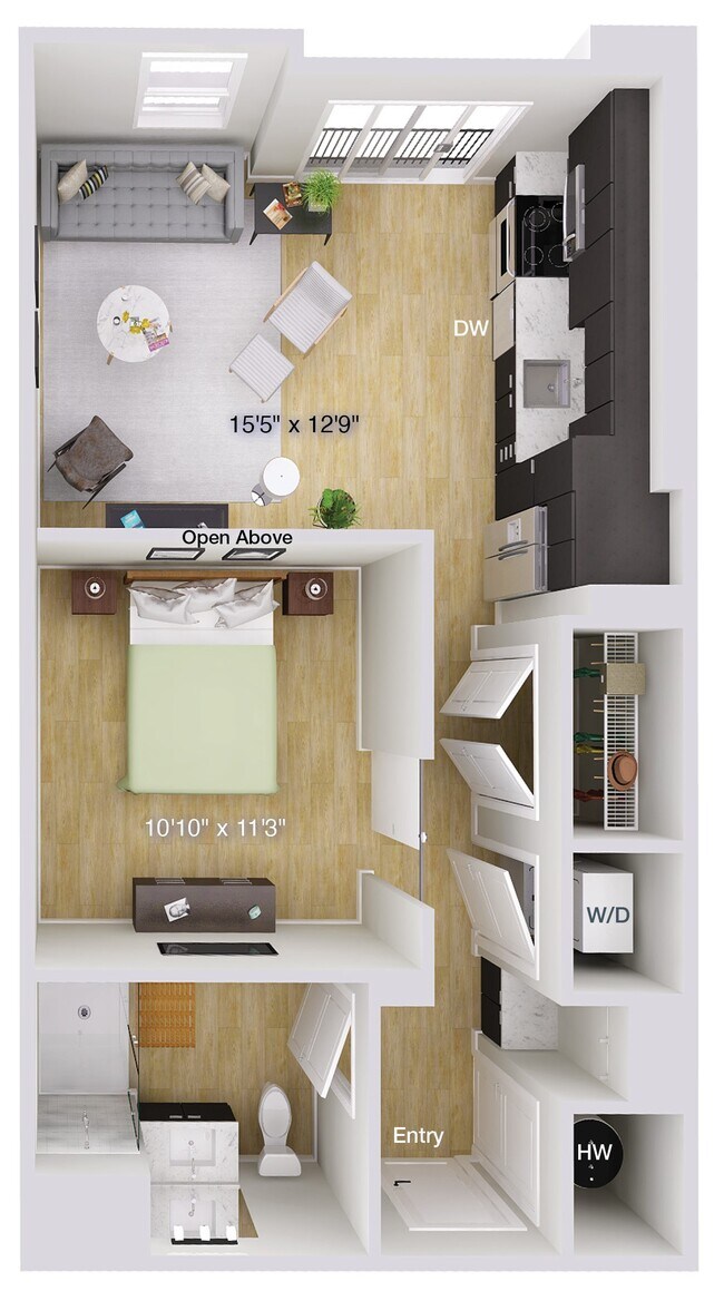 Floorplan - Foster on the Park Apartments