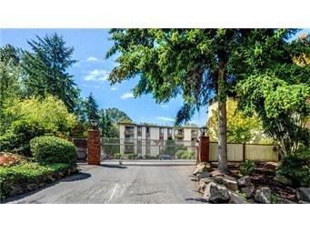 Entrance to Gated Parking Lot - 10501 8th Ave NE