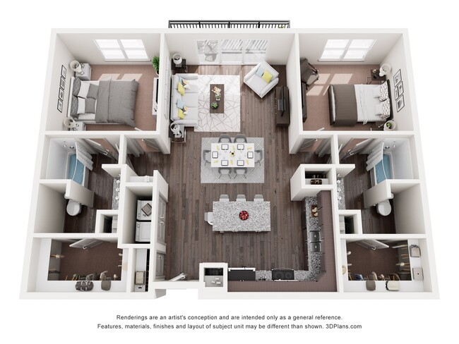 Floorplan - Rivera on Broadway Apartments