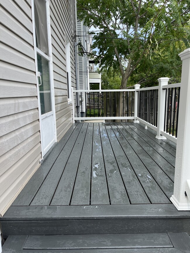 New backyard composite deck/patio - 2027 Richland Ave