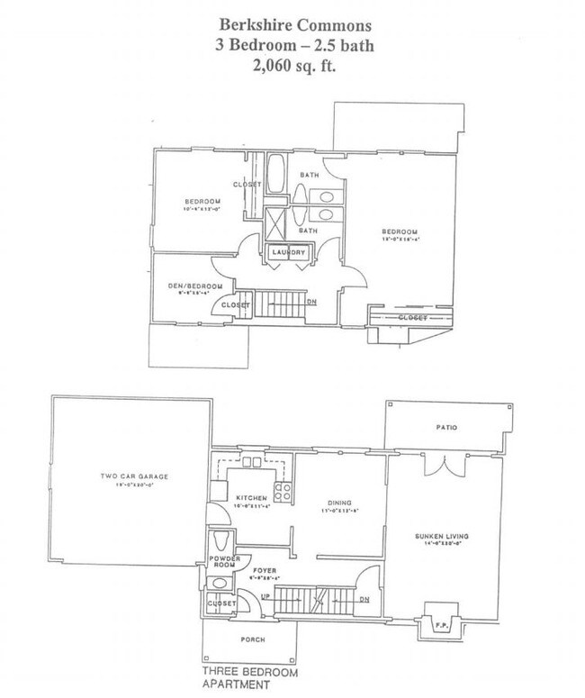 Floorplan - Berkshire Commons