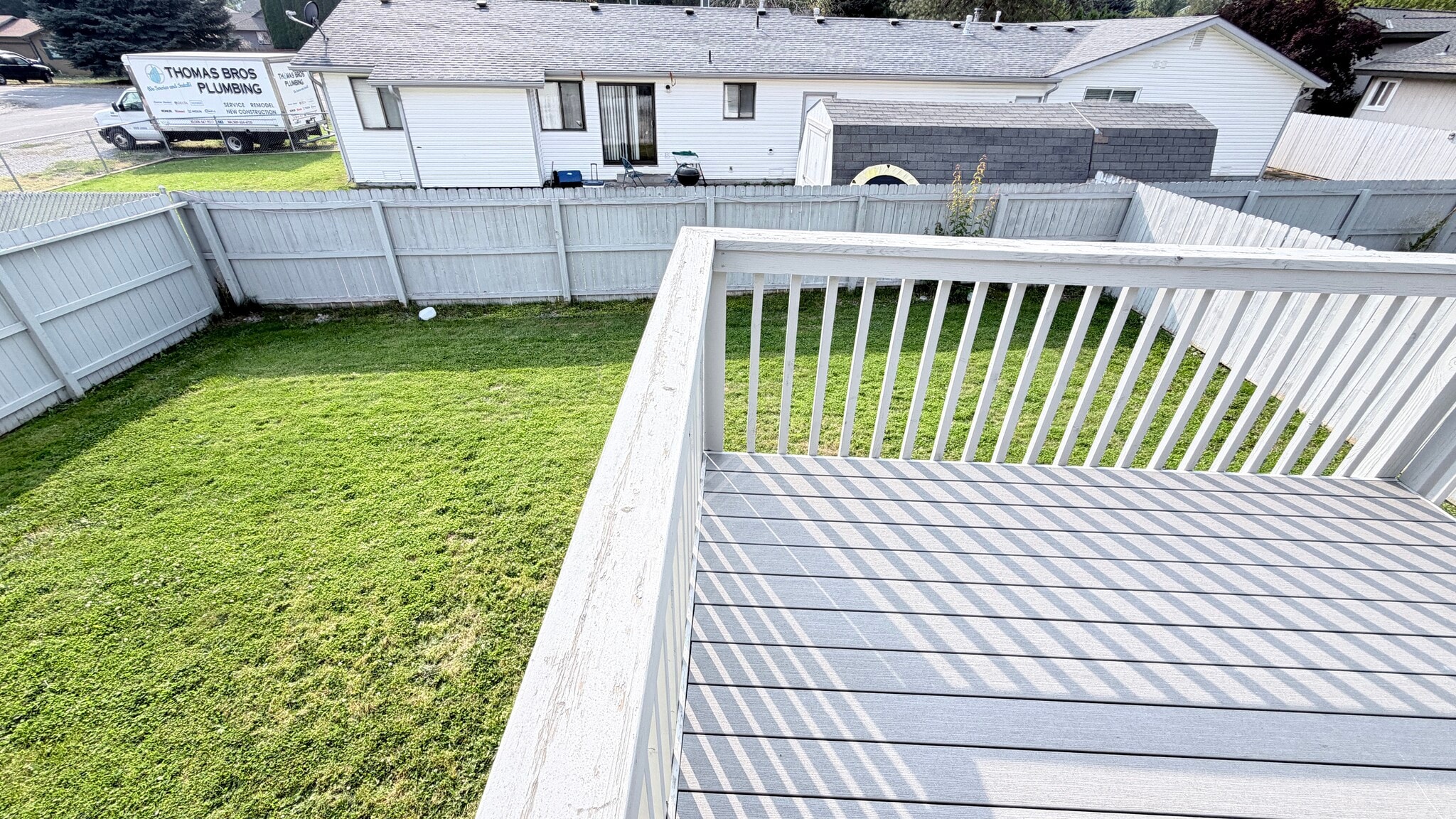 fenced backyard - 10031 N Sunview Ln